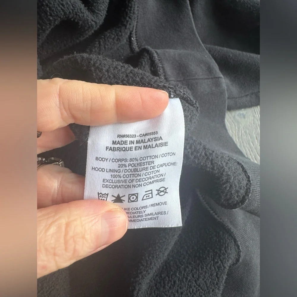 Nike Hooded Sweatshirt in Black Size XXL